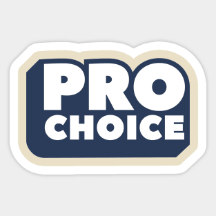 Retro 70s Pro Choice T-Shirt Sticker